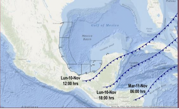 Emite Protección Civil aviso especial por fuertes vientos en el Istmo y Golfo de Tehuantepec