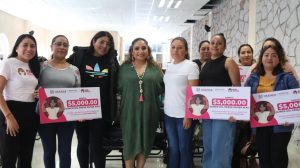 Entrega Sebienti 152 créditos Mujer Primavera para fortalecer la autonomía económica en San Pablo Yaganiza (3)