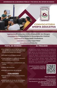 Lanza Usepaz convocatoria educativa dirigida al personal activo de las instituciones de seguridad pública