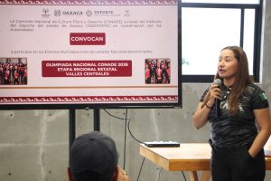 Presenta Indeporte convocatoria para etapa regional de Valles Centrales de la Olimpiada Nacional Conade 2026