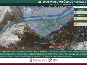 Persistirá inestabilidad atmosférica con lluvias en la mitad norte de Oaxaca