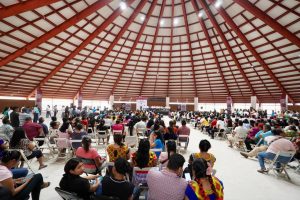 200226 FOTO 3-Inaugura Salomón Jara primera etapa del Centro Cultural del Istmo en Juchitán de Zaragoza, obra rescatada
