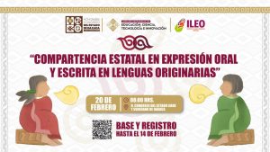 Congreso del Estado convoca a participar en la Compartencia Estatal en Expresión Oral y Escrita en Lenguas Originarias_01