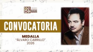 Convoca Congreso local a participar por la Medalla “Álvaro Carrillo” 2026