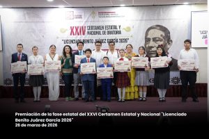 Concluye Poder Legislativo fase estatal del Certamen Nacional de Oratoria “Lic Benito Juárez García”_01