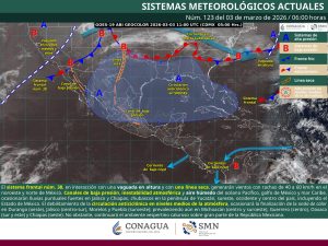 Se esperan tolvaneras y temperaturas extremas en gran parte del estado