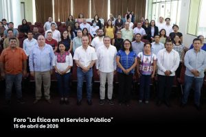 Realizan foro La Ética en el Servicio Público para profesionalizar al personal del Congreso del Estado