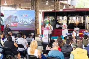 ¡Compromiso cumplido! Concluye Gobierno del Estado implementación de 35 rutas del BinniBus en Valles Centrales
